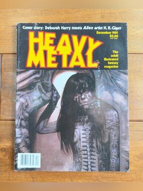 Heavy Metal Magazine December 1981 - Black Cover